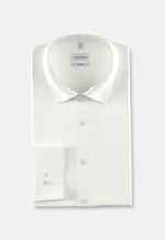 Shaped Business shirt Uni in Ecru |  Seidensticker Onlineshop