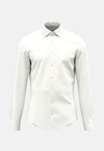Shaped Business shirt Uni in Ecru |  Seidensticker Onlineshop