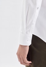 Chemise Business Shaped Twill (sergé) Col Kent in Blanc |  Seidensticker Onlineshop