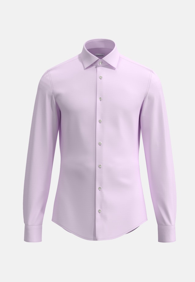 Chemise Business Shaped Twill (sergé) Col Kent in Lilas |  Seidensticker Onlineshop