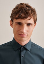 Shaped Business shirt Uni in Green |  Seidensticker Onlineshop