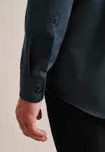 Shaped Business shirt Uni in Green |  Seidensticker Onlineshop