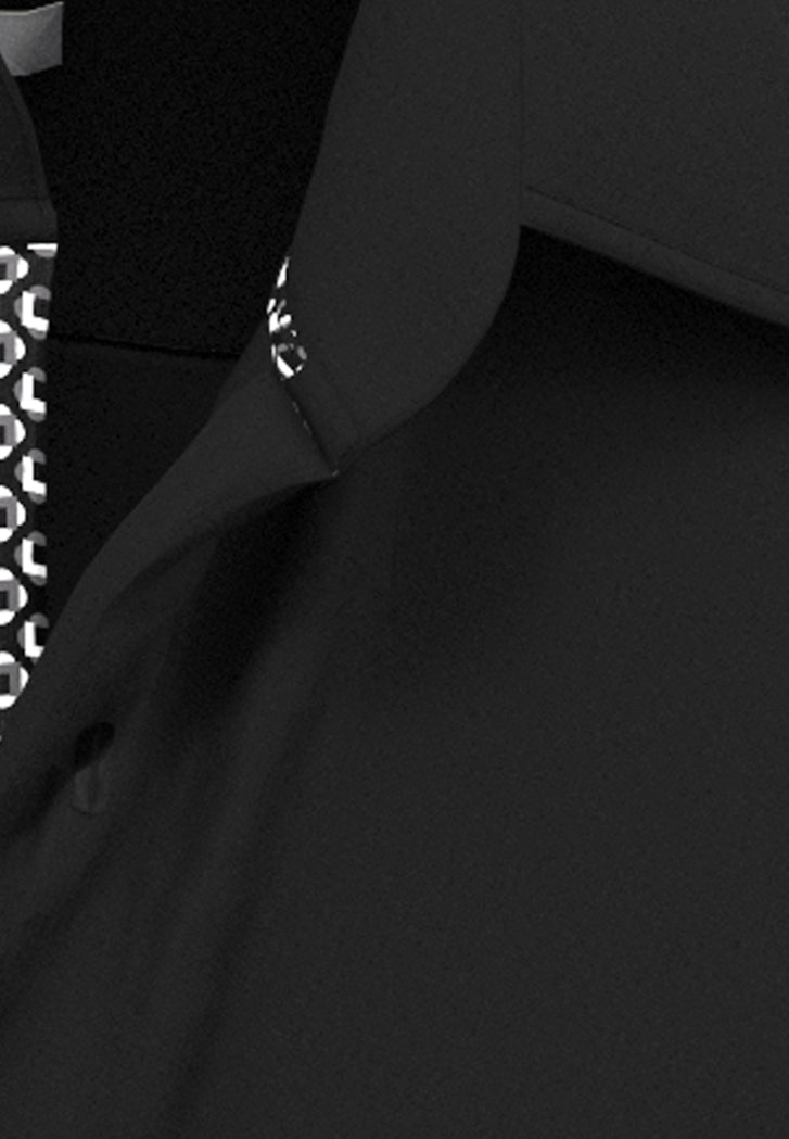Bügelfreies Popeline Business Hemd in Shaped mit Kentkragen