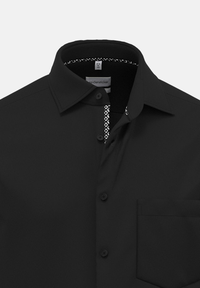 Shaped Chemise d'affaires Uni in Noir |  Seidensticker Onlineshop