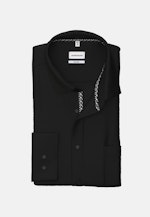 Chemise Business Shaped Popeline Col Kent in Noir |  Seidensticker Onlineshop