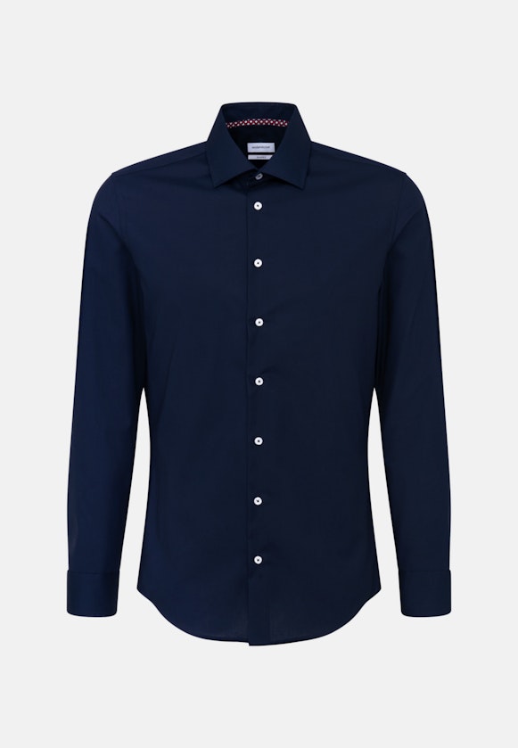 Shaped Chemise d'affaires Uni in Bleu Foncé |  Seidensticker Onlineshop