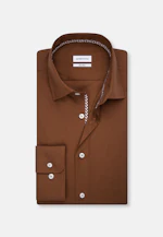 Shaped Business Hemd Uni in Braun |  Seidensticker Onlineshop