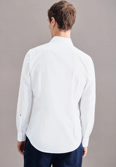 Shaped Business Hemd Uni in Weiß |  Seidensticker Onlineshop