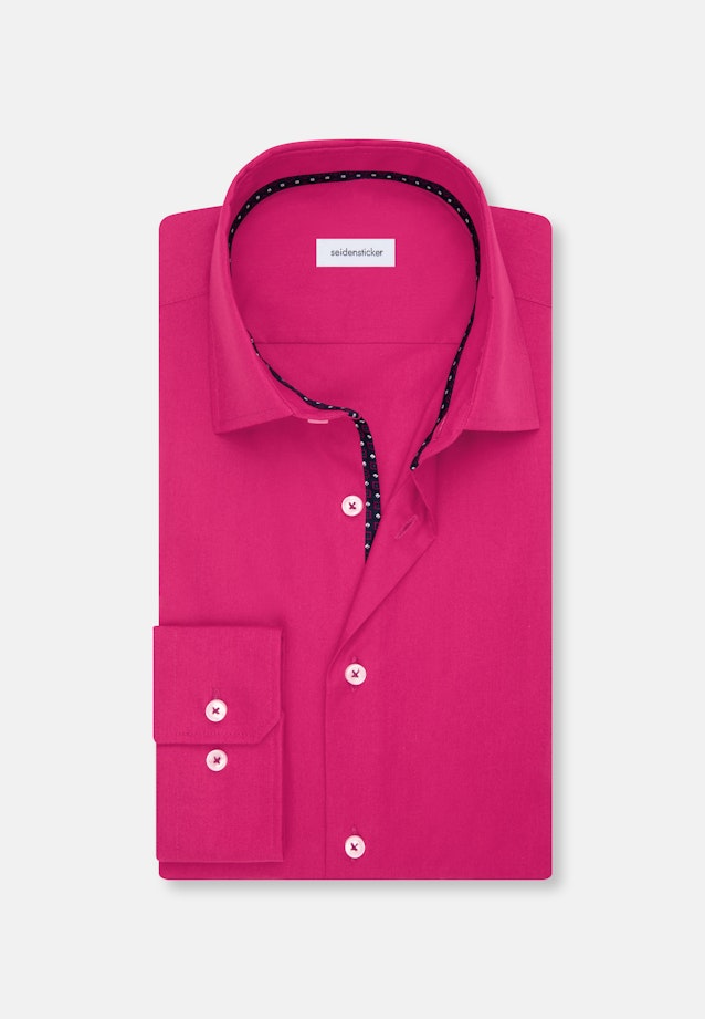 Shaped Business Hemd Uni in Rosa/Pink |  Seidensticker Onlineshop