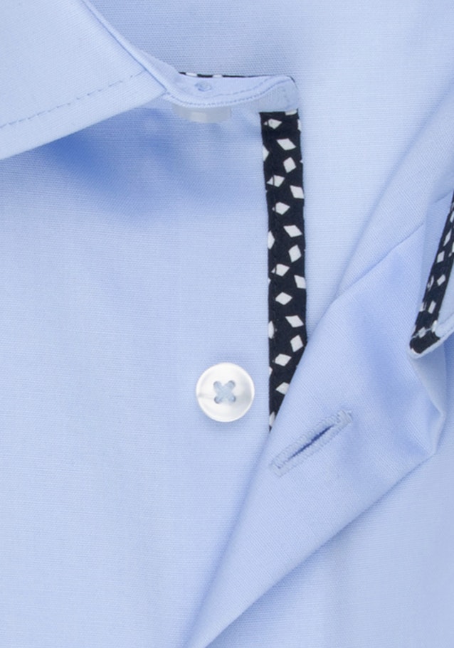 Shaped Business Hemd Uni in Mittelblau | Seidensticker Onlineshop