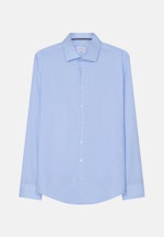 Chemise Business Shaped Popeline Col Kent in Bleu Moyen |  Seidensticker Onlineshop