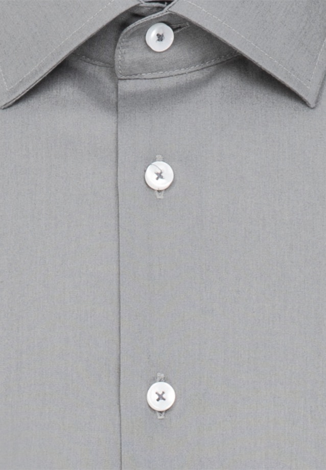 Shaped Business Hemd Uni in Grau |  Seidensticker Onlineshop