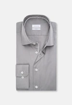 Shaped Business Hemd Uni in Grau |  Seidensticker Onlineshop
