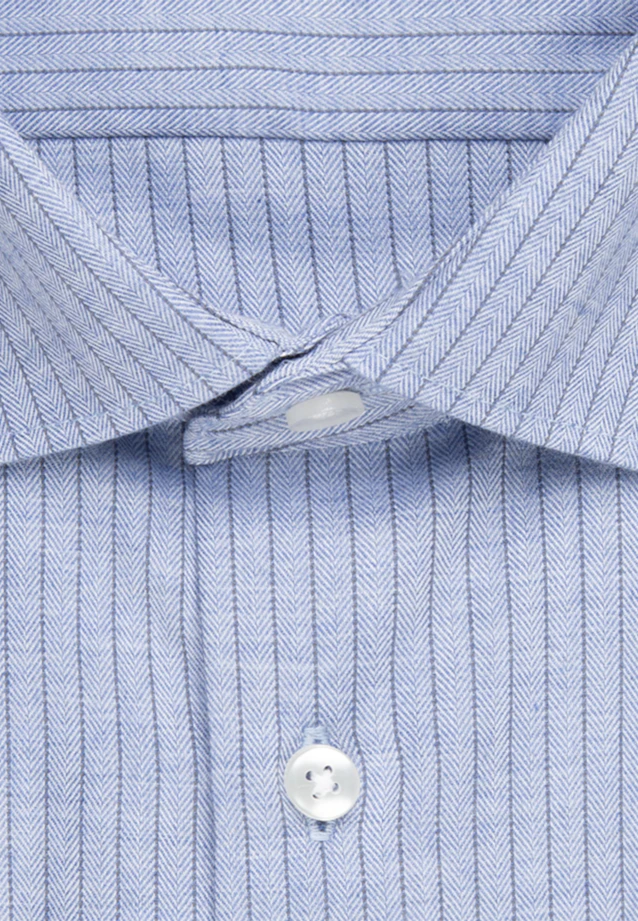 Shaped Business Hemd Streifen in Hellblau |  Seidensticker Onlineshop