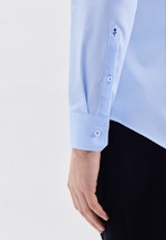 Shaped Business Hemd Uni in Mittelblau |  Seidensticker Onlineshop