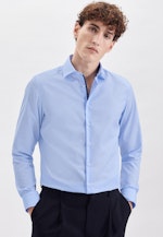 X-Slim Business Hemd Uni in Mittelblau |  Seidensticker Onlineshop