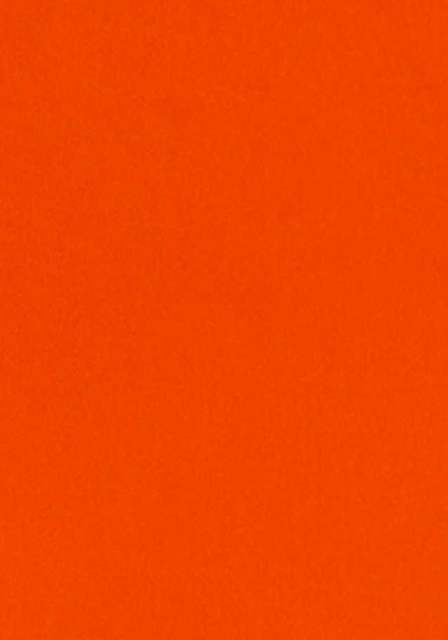 Long sleeve Gabardine Stand-Up Blouse in Orange |  Seidensticker Onlineshop