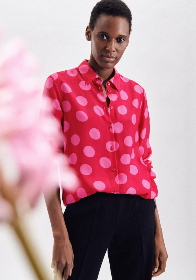 Regular Hemdbluse Punkte in Rosa/Pink | Seidensticker Onlineshop