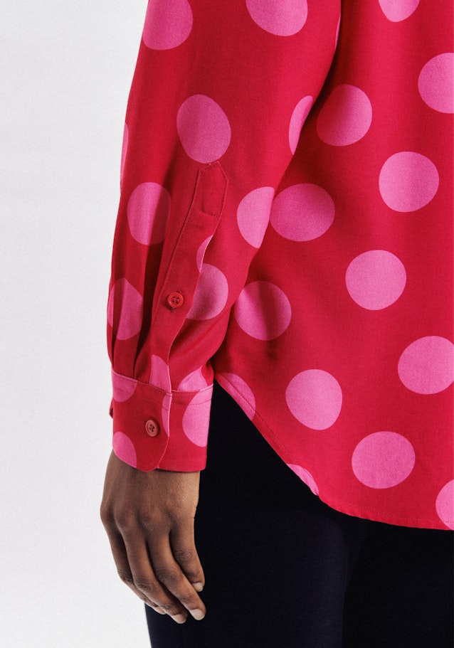 Regular Hemdbluse Punkte in Rosa/Pink | Seidensticker Onlineshop