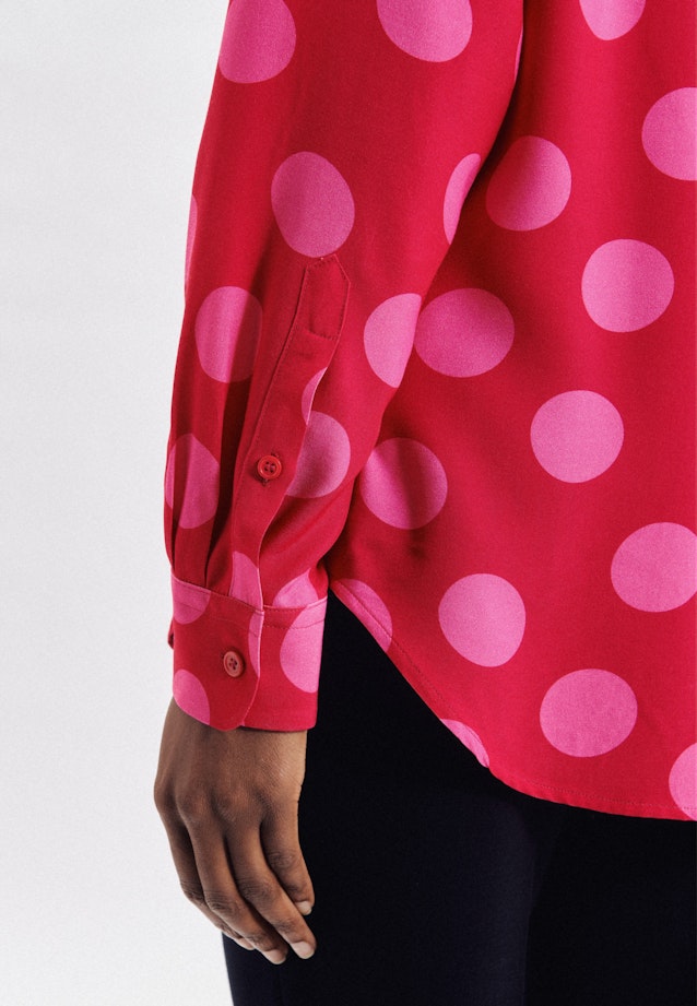Regular Hemdbluse Punkte in Rosa/Pink |  Seidensticker Onlineshop