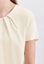 Regular fit Shirtbluse Uni in Ecru |  Seidensticker Onlineshop