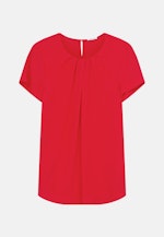 Regular fit Shirtbluse Uni in Rot |  Seidensticker Onlineshop
