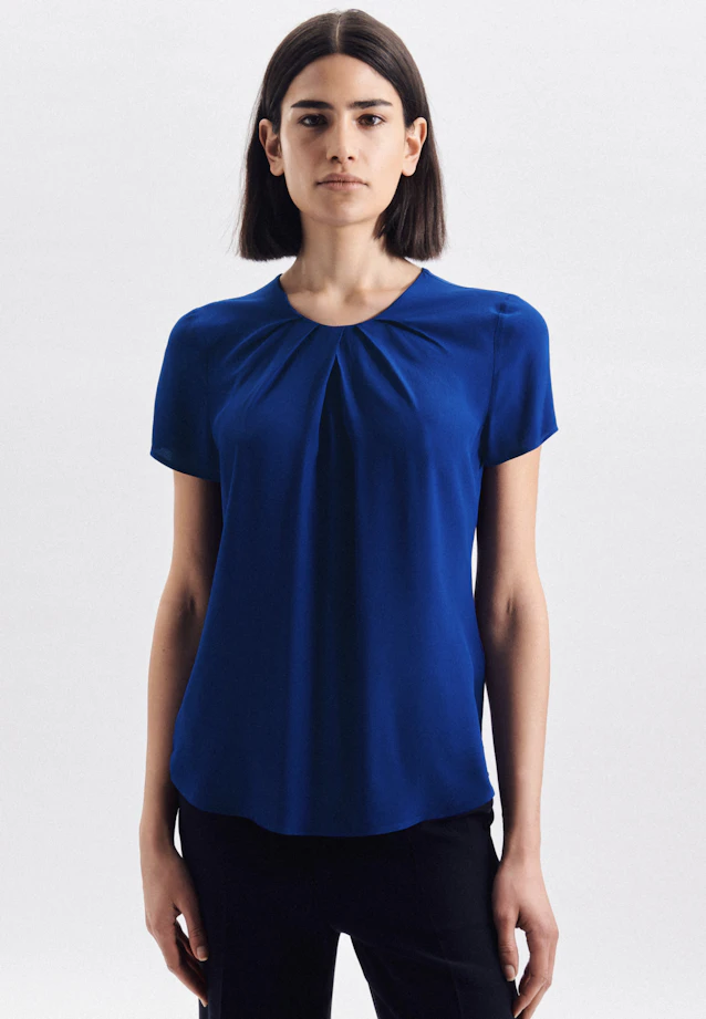 Shirt Blouse Uni in Light Blue |  Seidensticker Onlineshop