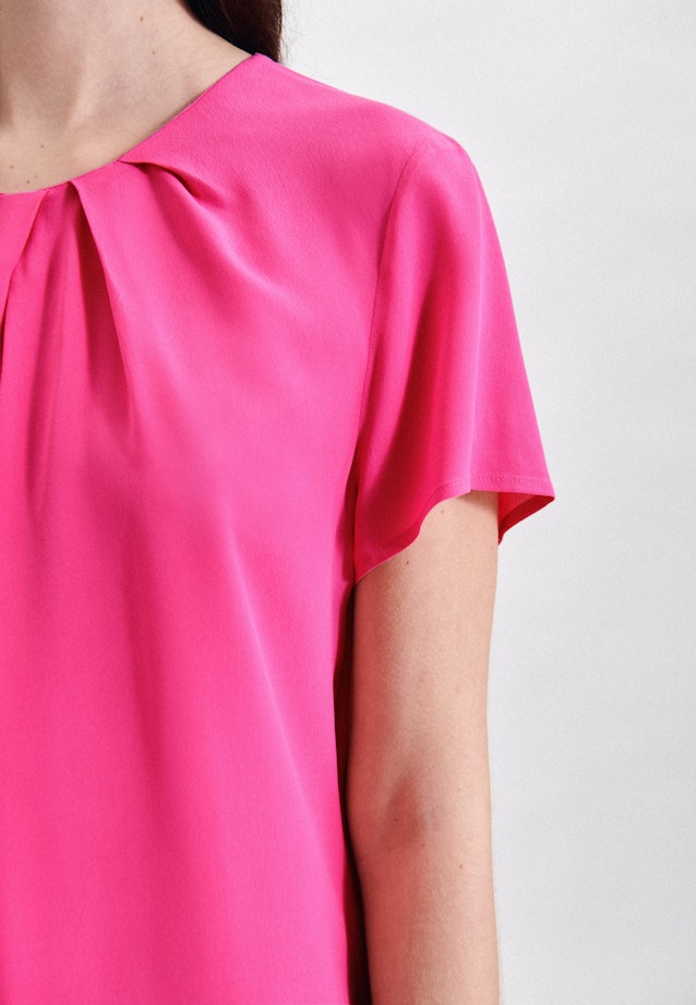 Regular fit Shirtbluse Uni in Rosa/Pink |  Seidensticker Onlineshop
