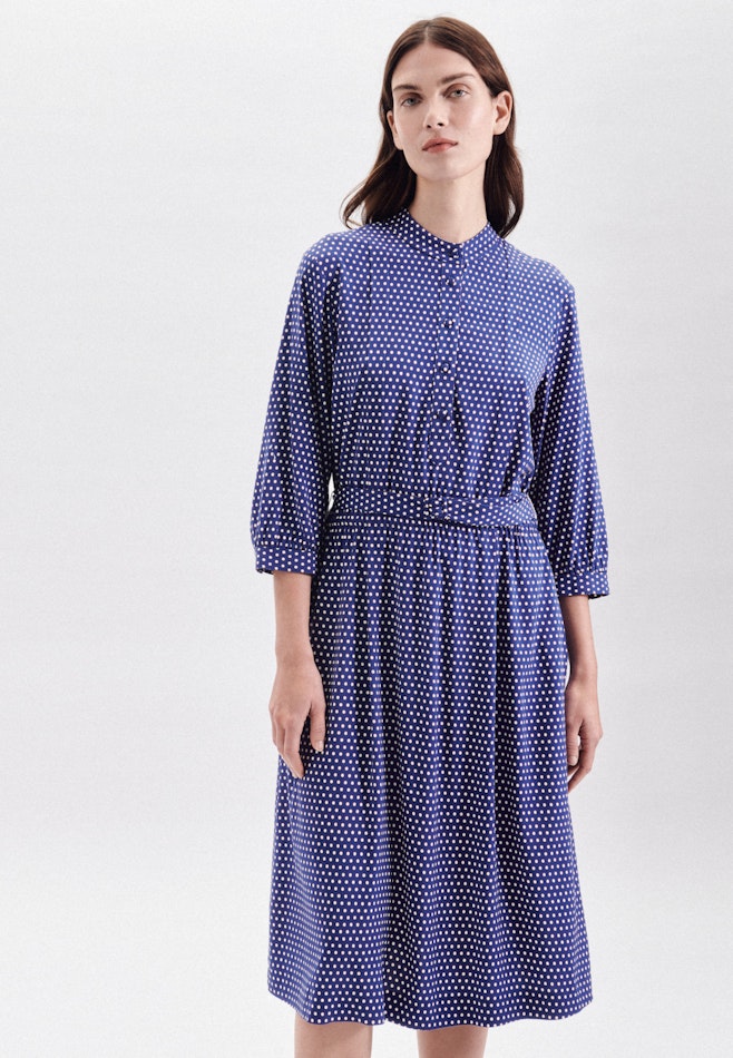 Collar Dress in Medium Blue | Seidensticker online shop