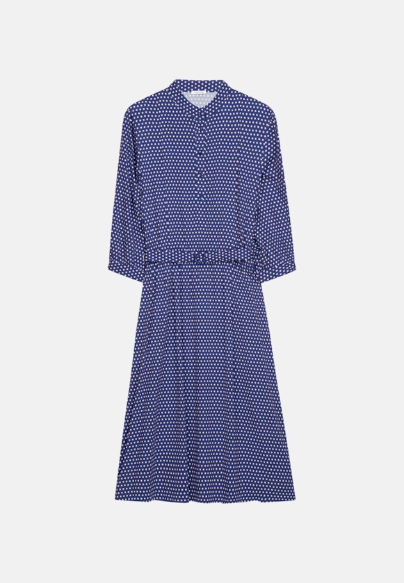 Twill Midi Kleid in Mittelblau |  Seidensticker Onlineshop