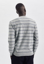 Rundhals Pullover Regular in Grau |  Seidensticker Onlineshop