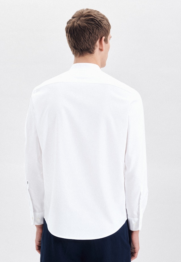 Regular Casual shirt Uni in White |  Seidensticker Onlineshop