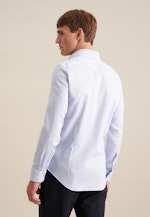 Non-iron Structure Business Shirt in Slim with Kent-Collar in Light Blue |  Seidensticker Onlineshop