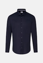 Slim Business shirt Structure in Dark Blue |  Seidensticker Onlineshop