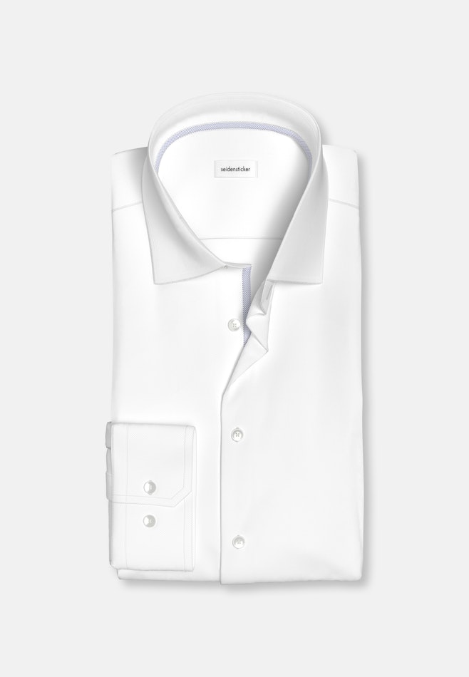 Slim Business shirt Structure in White | Seidensticker online shop