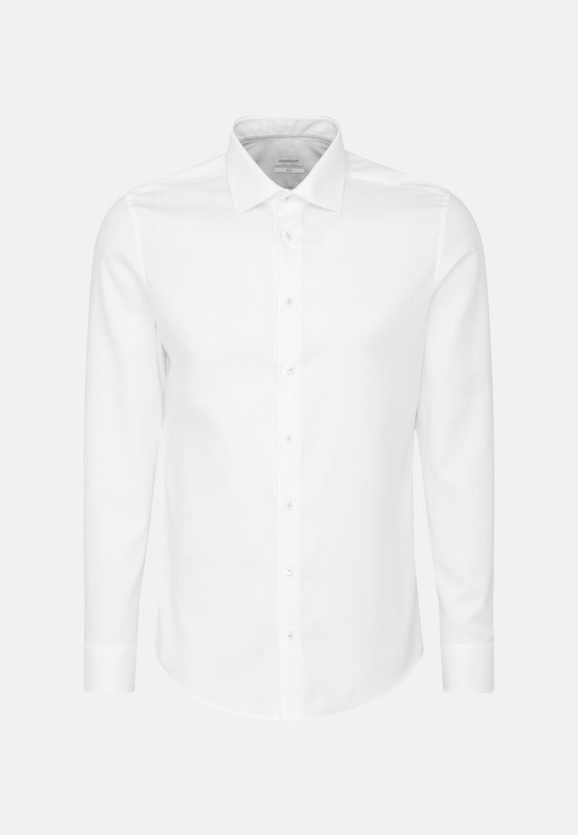 Slim Business shirt Structure in White |  Seidensticker Onlineshop