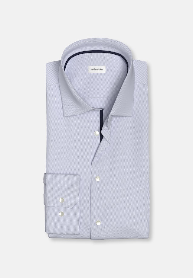 Slim Business shirt Structure in Light Blue |  Seidensticker Onlineshop
