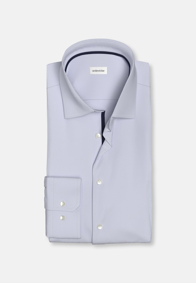 Slim Business Hemd Struktur in Hellblau | Seidensticker Onlineshop