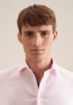Slim Business Hemd Struktur in Rosa |  Seidensticker Onlineshop