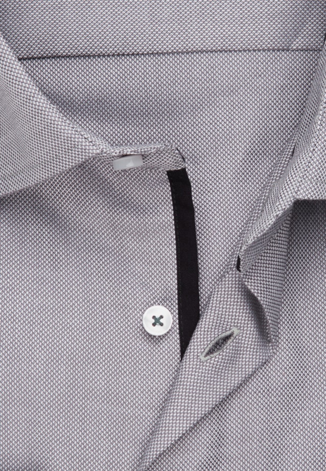 Slim Business shirt Structure in Grey |  Seidensticker Onlineshop