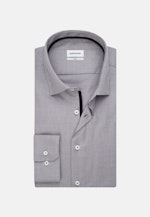 Chemise d'affaires Slim sans repassage Col Kent in Gris |  Seidensticker Onlineshop