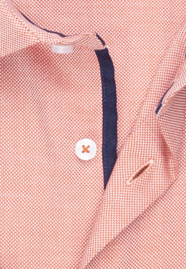 Slim Business Hemd Struktur in Orange |  Seidensticker Onlineshop