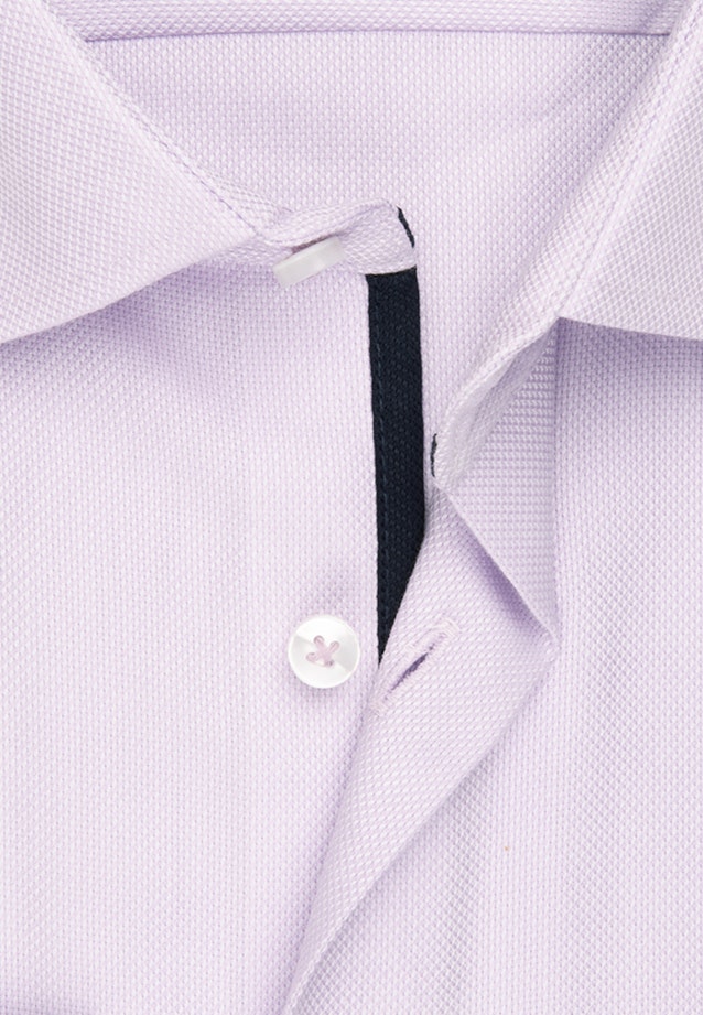 Non-iron Structure Business Shirt in Slim with Kent-Collar in Purple |  Seidensticker Onlineshop