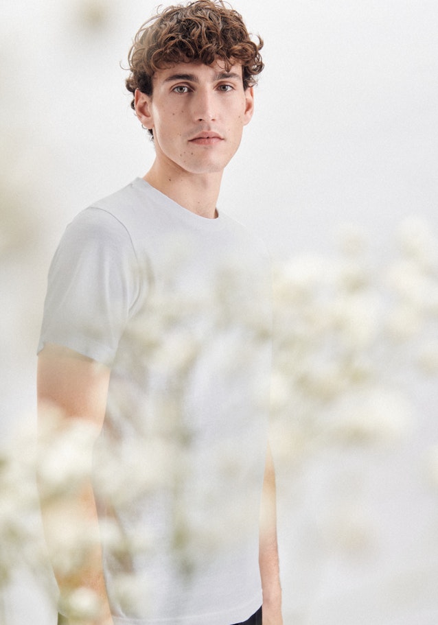 T-Shirt Uni in Blanc | Seidensticker Onlineshop