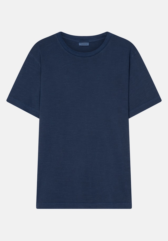 T-Shirt Uni in Bleu Moyen | Seidensticker Onlineshop