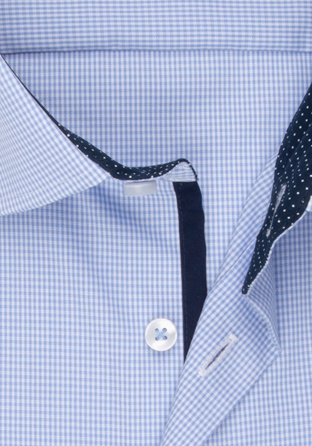 Non-iron Popeline Business overhemd in Shaped with Kentkraag in Lichtblauw |  Seidensticker Onlineshop
