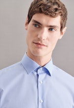 Chemise Business Shaped Popeline Col Kent in Bleu Clair |  Seidensticker Onlineshop