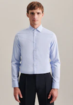 Shaped Business shirt Check in Light Blue |  Seidensticker Onlineshop
