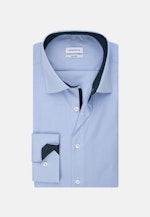 Chemise Business Shaped Popeline Col Kent in Bleu Clair |  Seidensticker Onlineshop