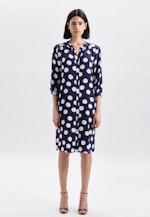 V-Neck Dress in Medium Blue |  Seidensticker Onlineshop